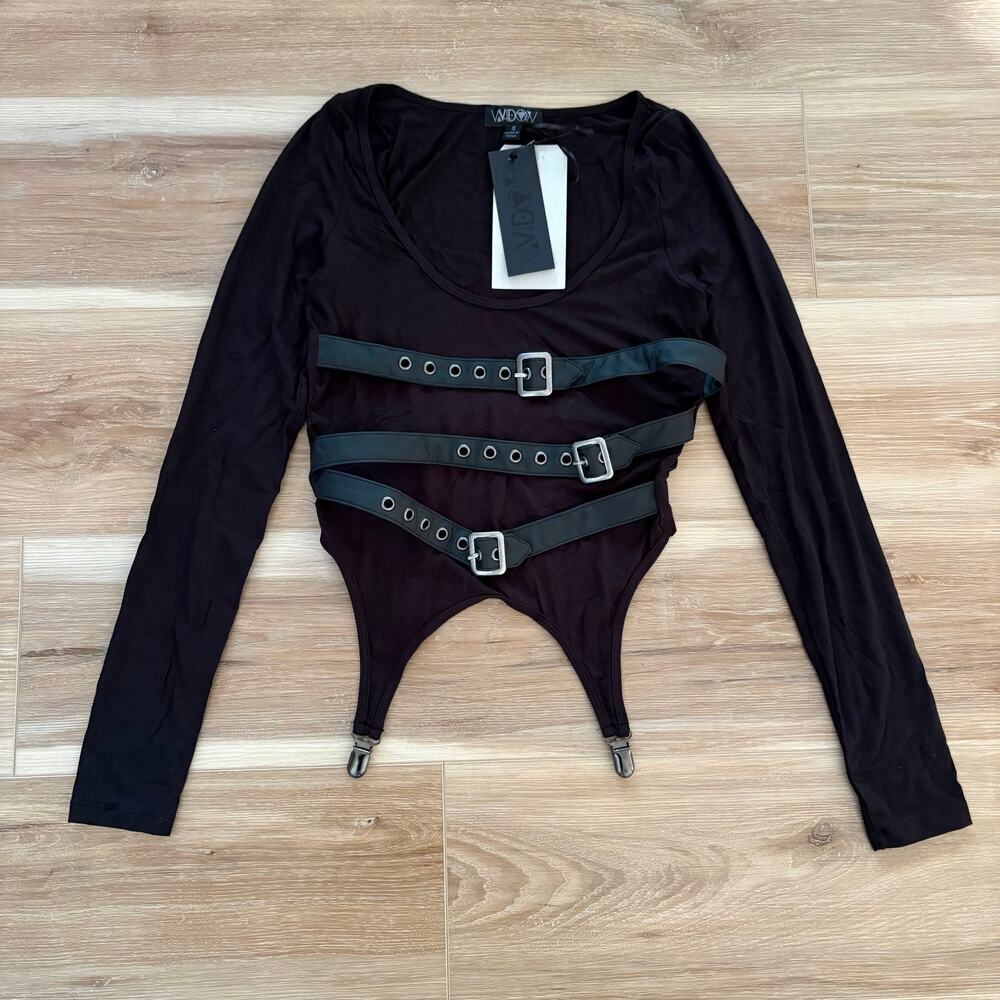 Dolls Kill Widow Bound To Love Long Sleeve Top S